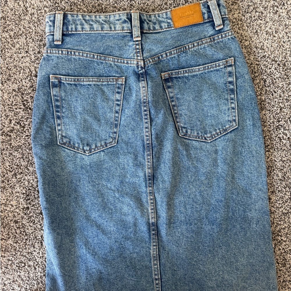 Bershka Classic Blue Denim Jeans skirt